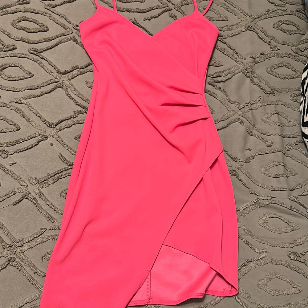 Pink lily dress